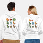 Dinosaur-unisex zip-up sweatshirt-Vallina84
