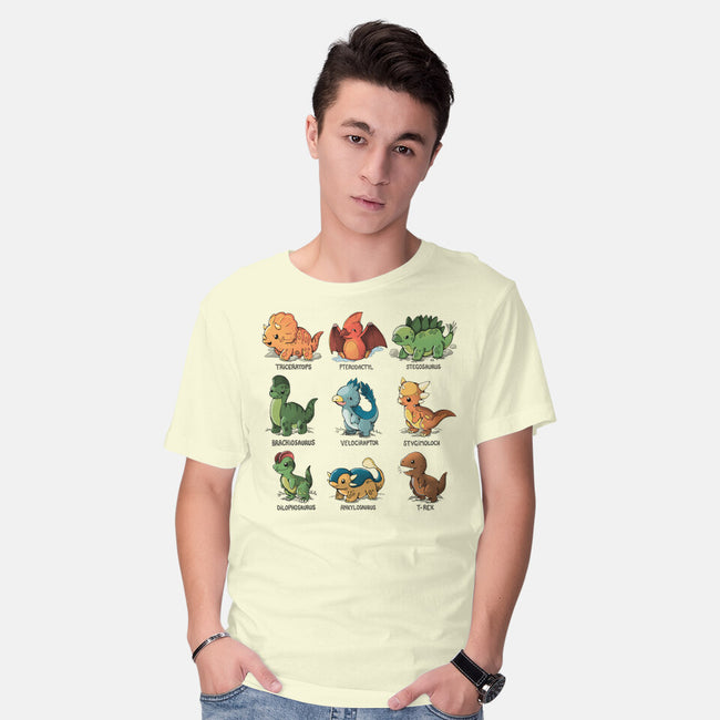 Dinosaur-mens basic tee-Vallina84