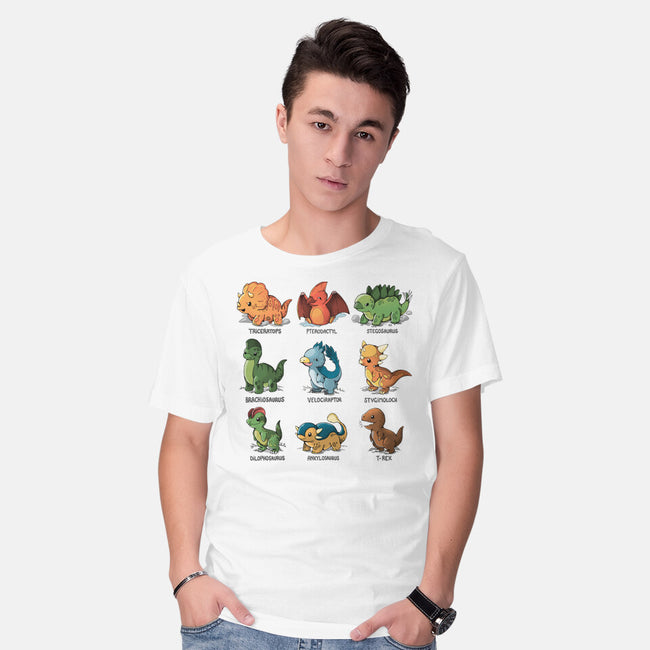 Dinosaur-mens basic tee-Vallina84
