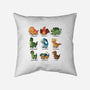 Dinosaur-none removable cover throw pillow-Vallina84