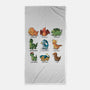 Dinosaur-none beach towel-Vallina84