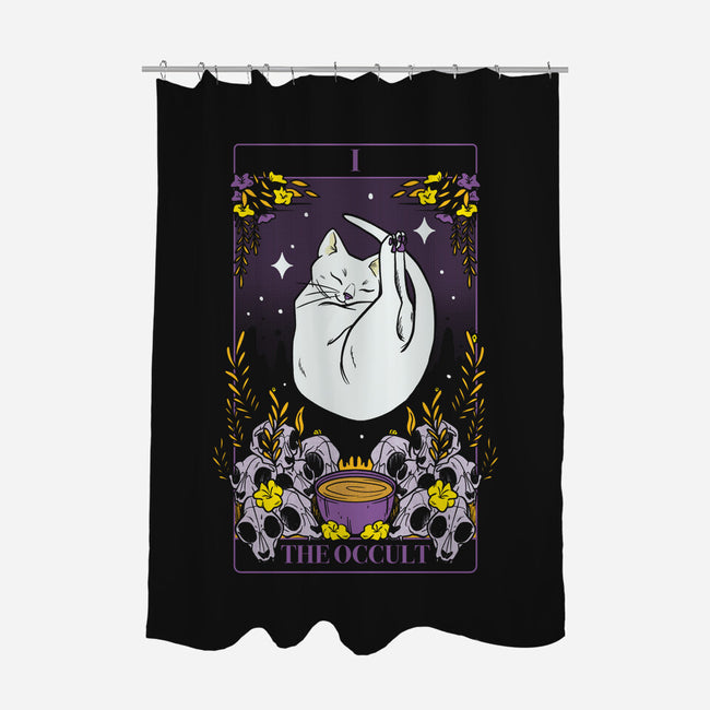 The Occult-none polyester shower curtain-yumie