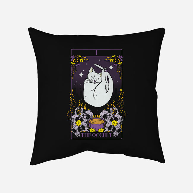 The Occult-none removable cover w insert throw pillow-yumie