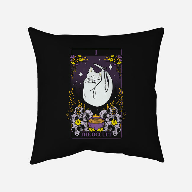 The Occult-none removable cover throw pillow-yumie