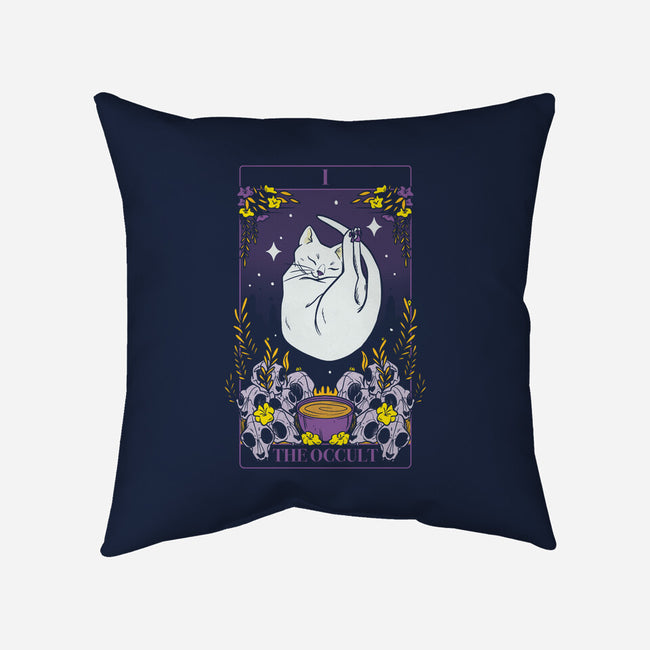 The Occult-none removable cover throw pillow-yumie