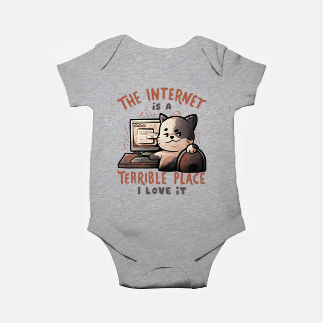 A Terrible Place-baby basic onesie-eduely
