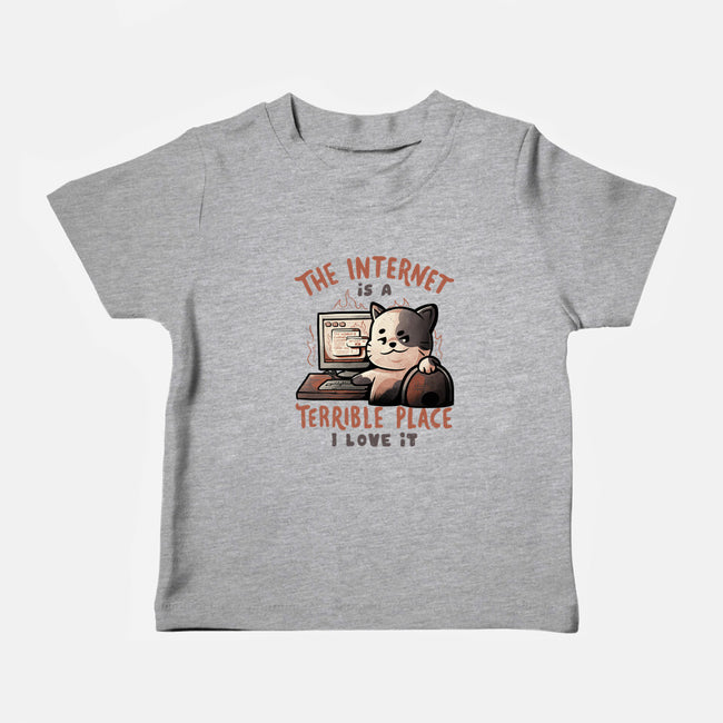 A Terrible Place-baby basic tee-eduely