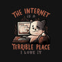 A Terrible Place-womens fitted tee-eduely