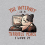A Terrible Place-womens racerback tank-eduely