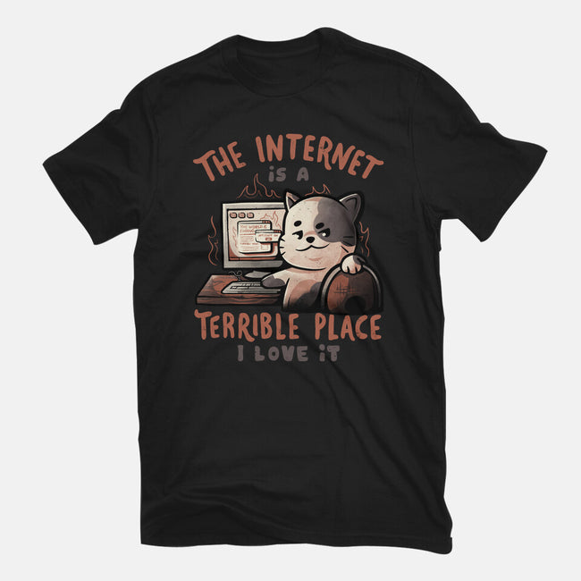 A Terrible Place-womens basic tee-eduely