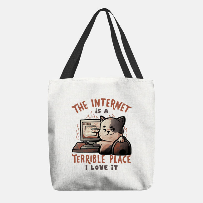 A Terrible Place-none basic tote bag-eduely
