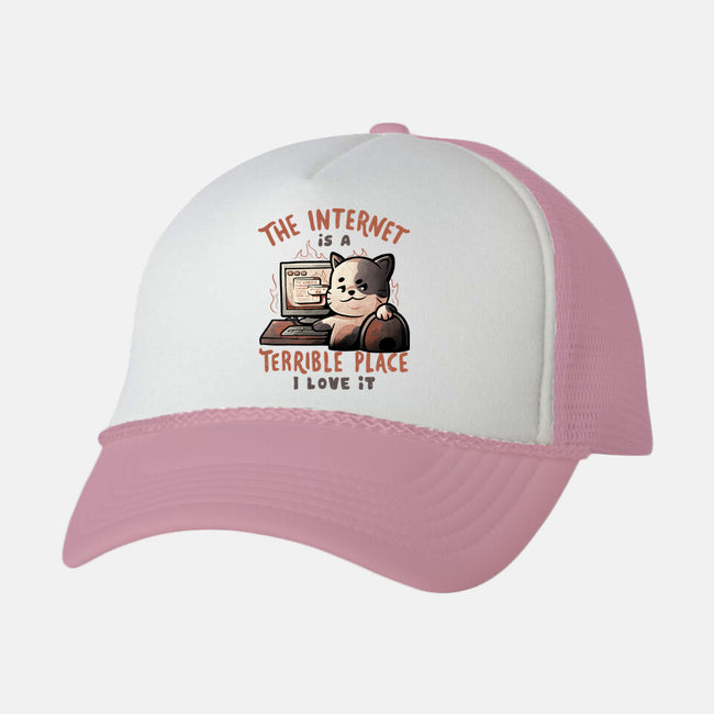 A Terrible Place-unisex trucker hat-eduely