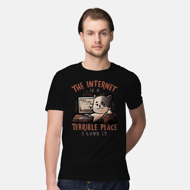 A Terrible Place-mens premium tee-eduely