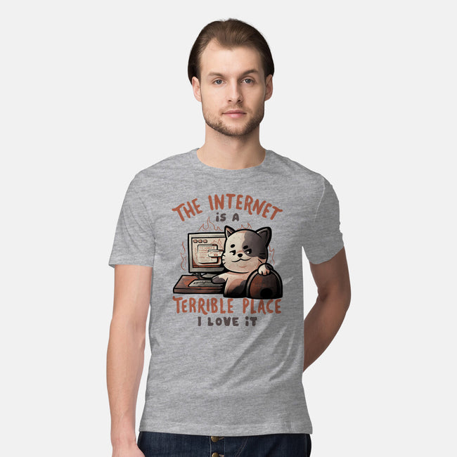 A Terrible Place-mens premium tee-eduely