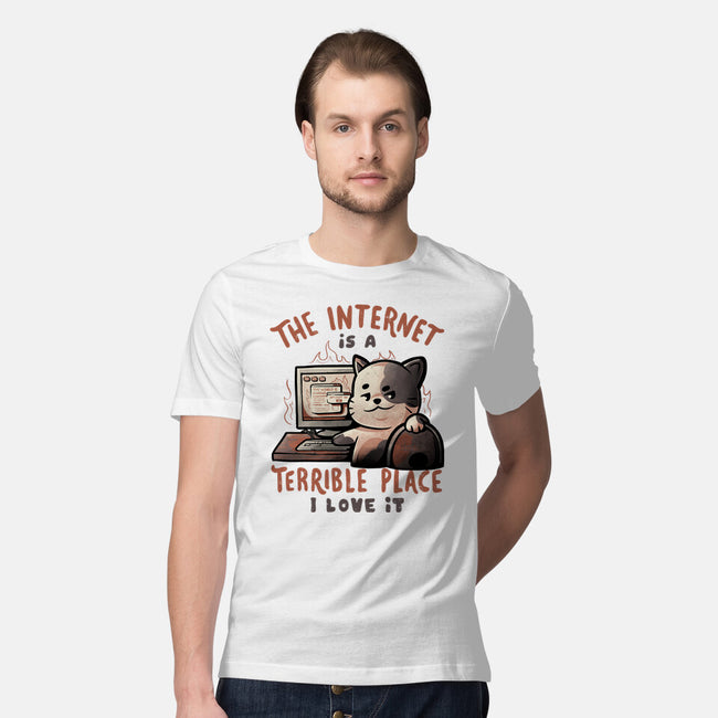 A Terrible Place-mens premium tee-eduely