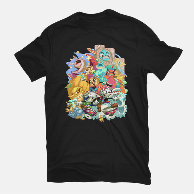 Cuphead Party-youth basic tee-Ca Mask