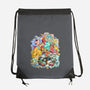 Cuphead Party-none drawstring bag-Ca Mask