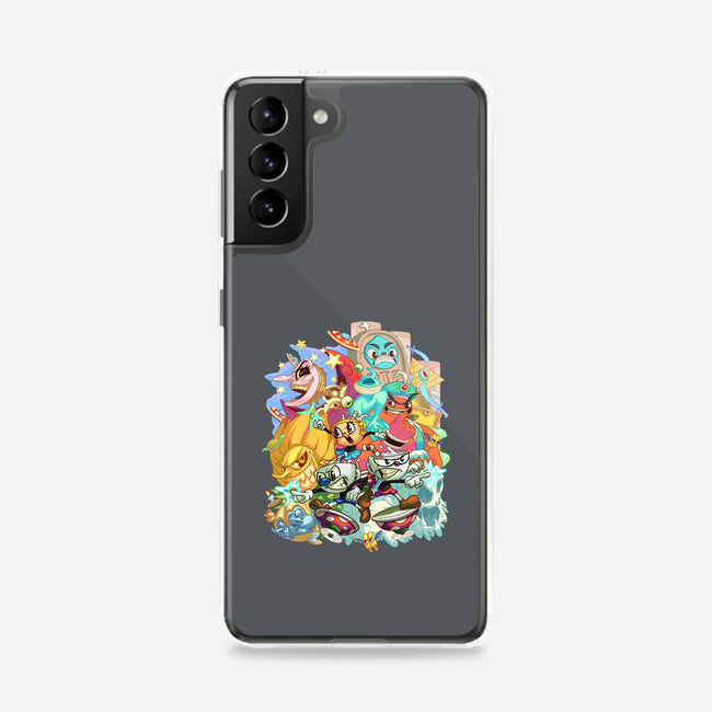 Cuphead Party-samsung snap phone case-Ca Mask