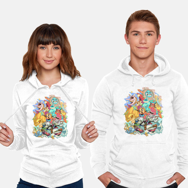 Cuphead Party-unisex pullover sweatshirt-Ca Mask