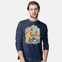 Cuphead Party-mens long sleeved tee-Ca Mask