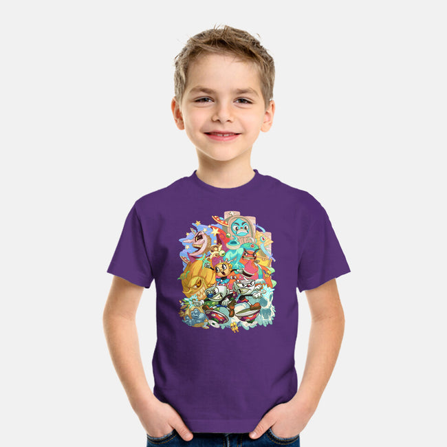 Cuphead Party-youth basic tee-Ca Mask