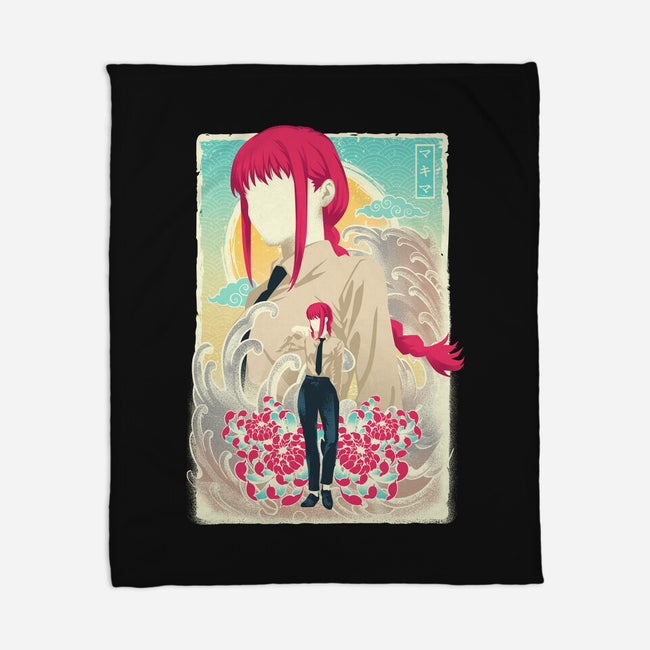 Musha-e Makima-none fleece blanket-hypertwenty