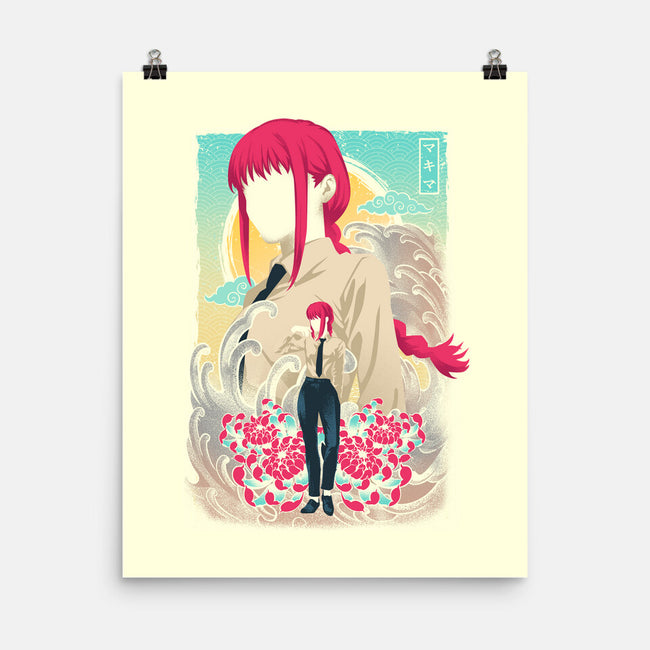 Musha-e Makima-none matte poster-hypertwenty