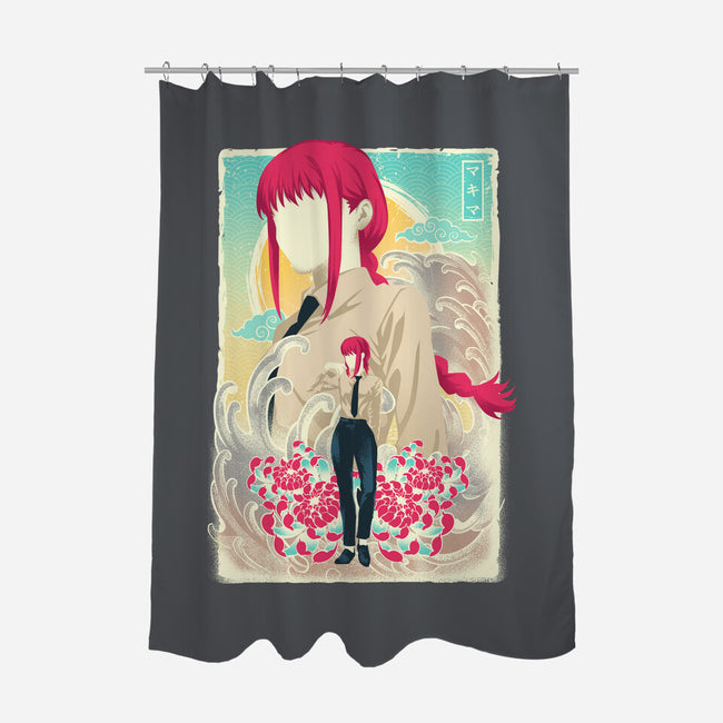 Musha-e Makima-none polyester shower curtain-hypertwenty