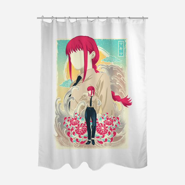 Musha-e Makima-none polyester shower curtain-hypertwenty