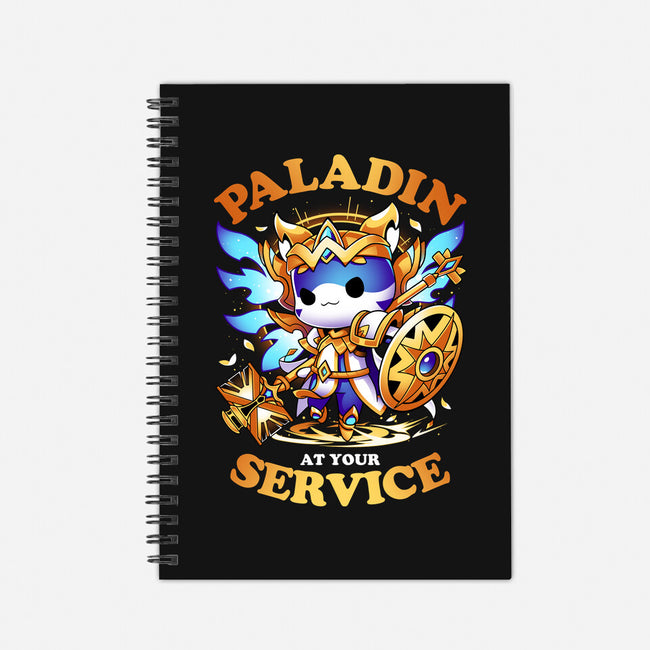 Paladin's Call-none dot grid notebook-Snouleaf