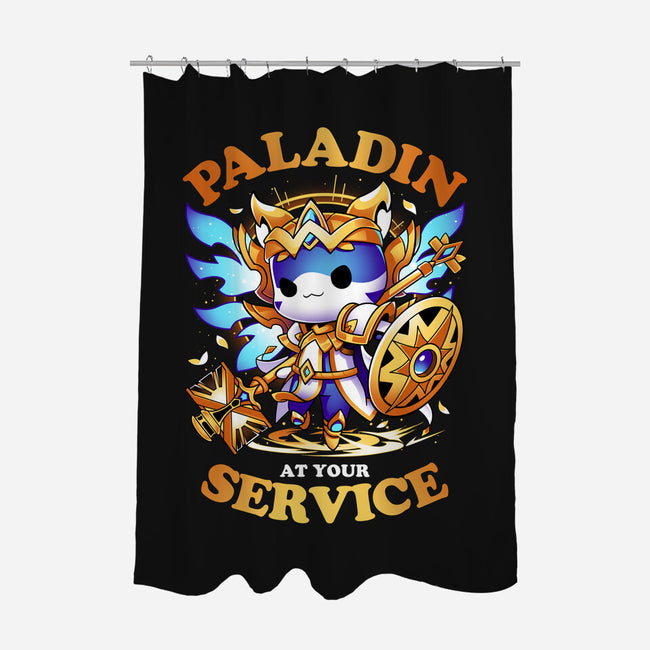 Paladin's Call-none polyester shower curtain-Snouleaf