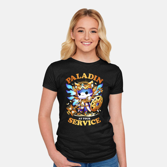Paladin's Call-womens fitted tee-Snouleaf