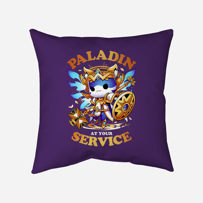 Paladin's Call-none removable cover w insert throw pillow-Snouleaf