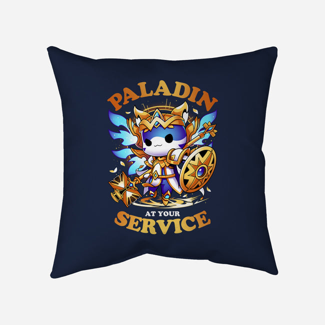 Paladin's Call-none removable cover throw pillow-Snouleaf