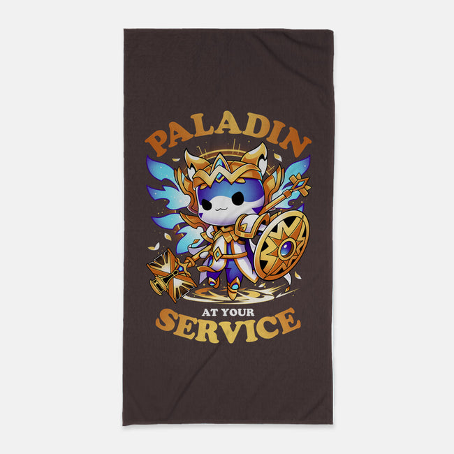 Paladin's Call-none beach towel-Snouleaf