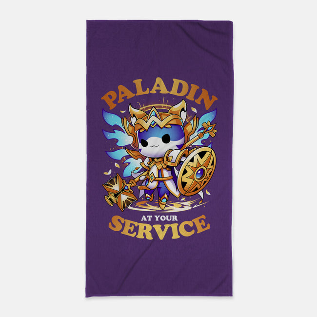 Paladin's Call-none beach towel-Snouleaf