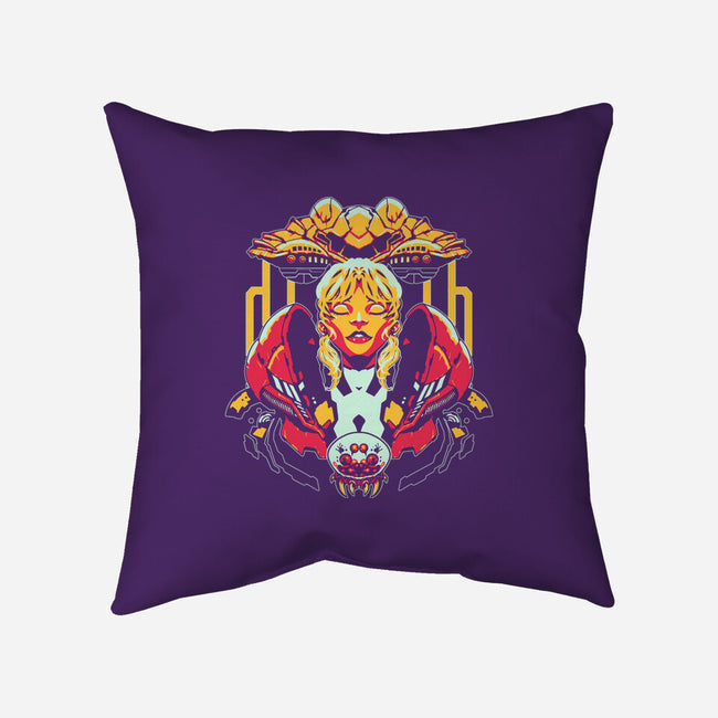 Samus-none removable cover throw pillow-1Wing