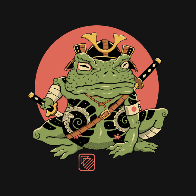 Tattooed Samurai Toad-womens v-neck tee-vp021