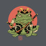 Tattooed Samurai Toad-none beach towel-vp021