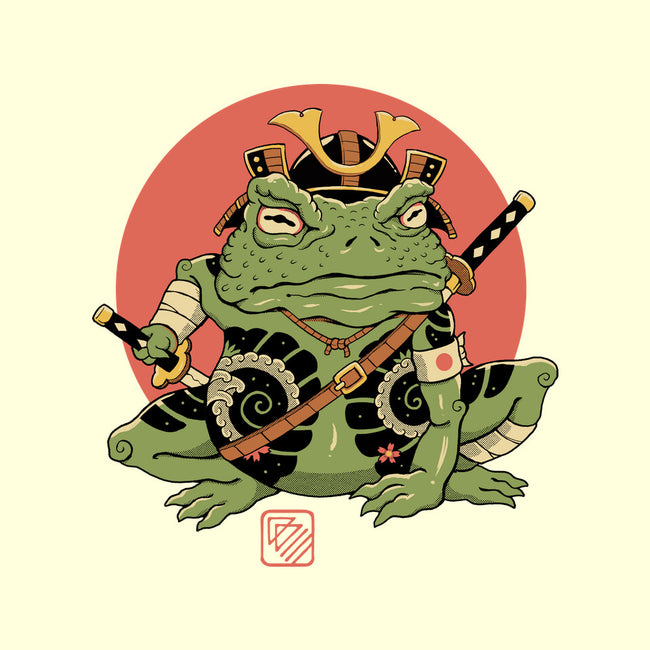 Tattooed Samurai Toad-none basic tote bag-vp021