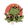 Tattooed Samurai Toad-unisex zip-up sweatshirt-vp021