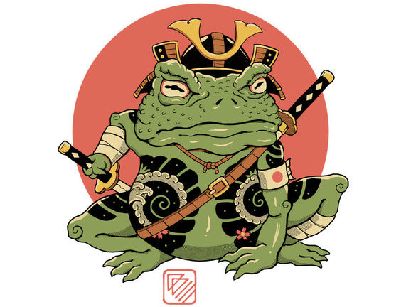 Tattooed Samurai Toad