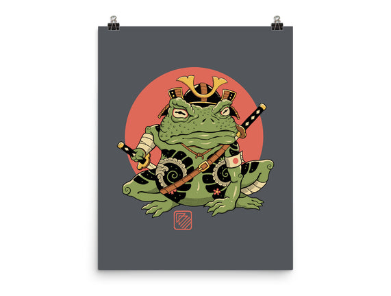 Tattooed Samurai Toad