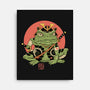 Tattooed Samurai Toad-none stretched canvas-vp021