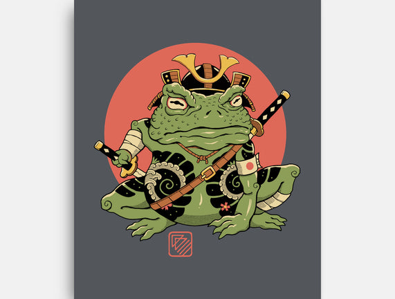 Tattooed Samurai Toad