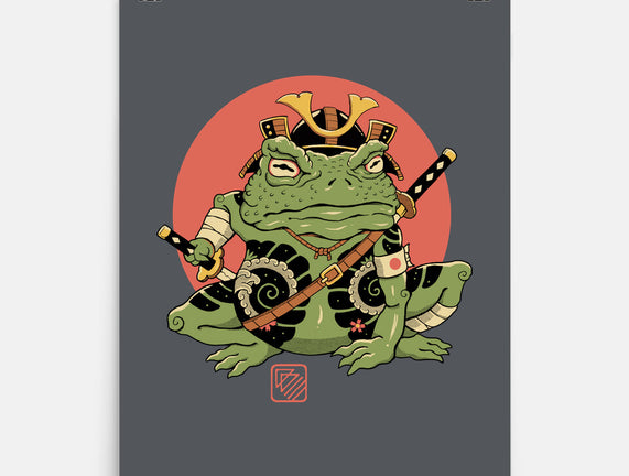 Tattooed Samurai Toad
