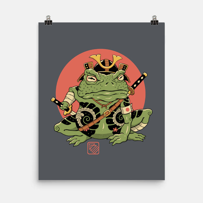 Tattooed Samurai Toad-none matte poster-vp021