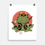 Tattooed Samurai Toad-none matte poster-vp021