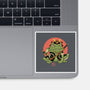 Tattooed Samurai Toad-none glossy sticker-vp021