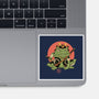 Tattooed Samurai Toad-none glossy sticker-vp021